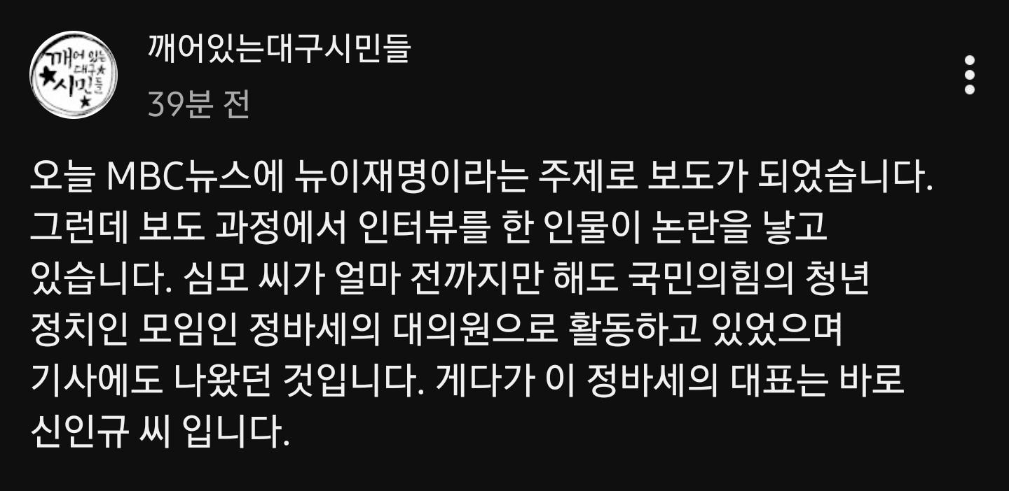 뉴이재명 등장