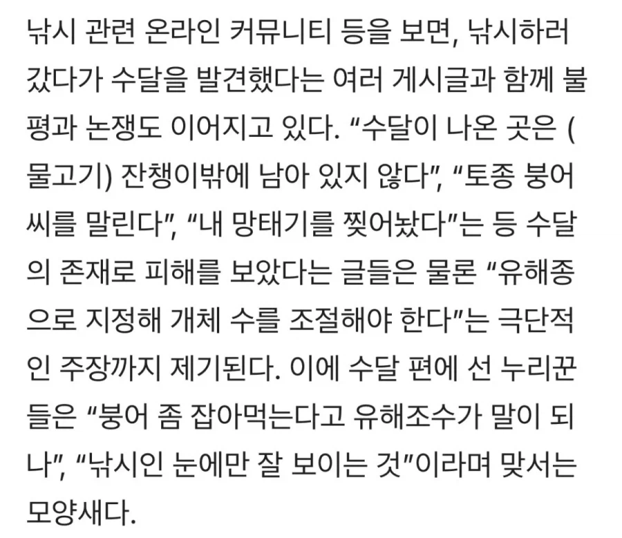 붕어 좀 잡아먹는다고 유해조수라니…1급 위기종 수달의 서글픔_2.webp