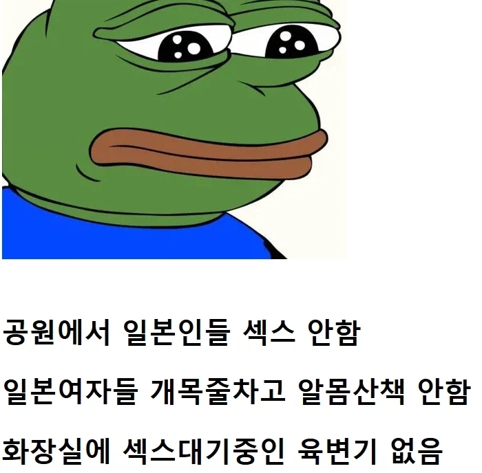 일본가서 실망하는 이유
