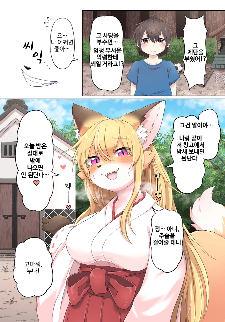 조금 수상한 여우 무녀 눈나