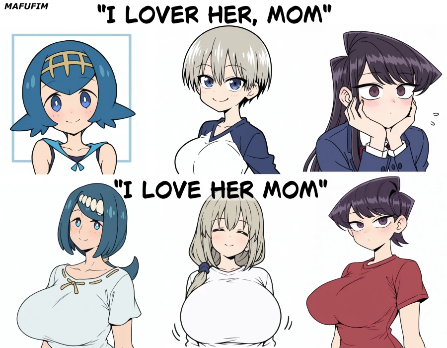 저는 그녀를 좋아해요 엄마