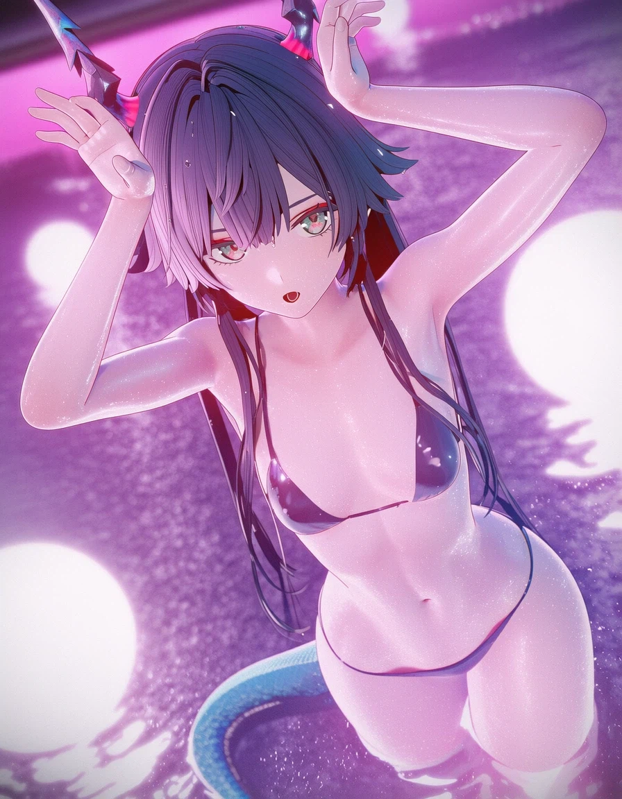 AI) 엔드필드) 나도 천우랑 물놀이 하고 싶당