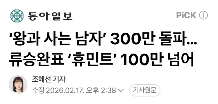 영화관객이 많이 쪼그라든게 체감되는 뉴스