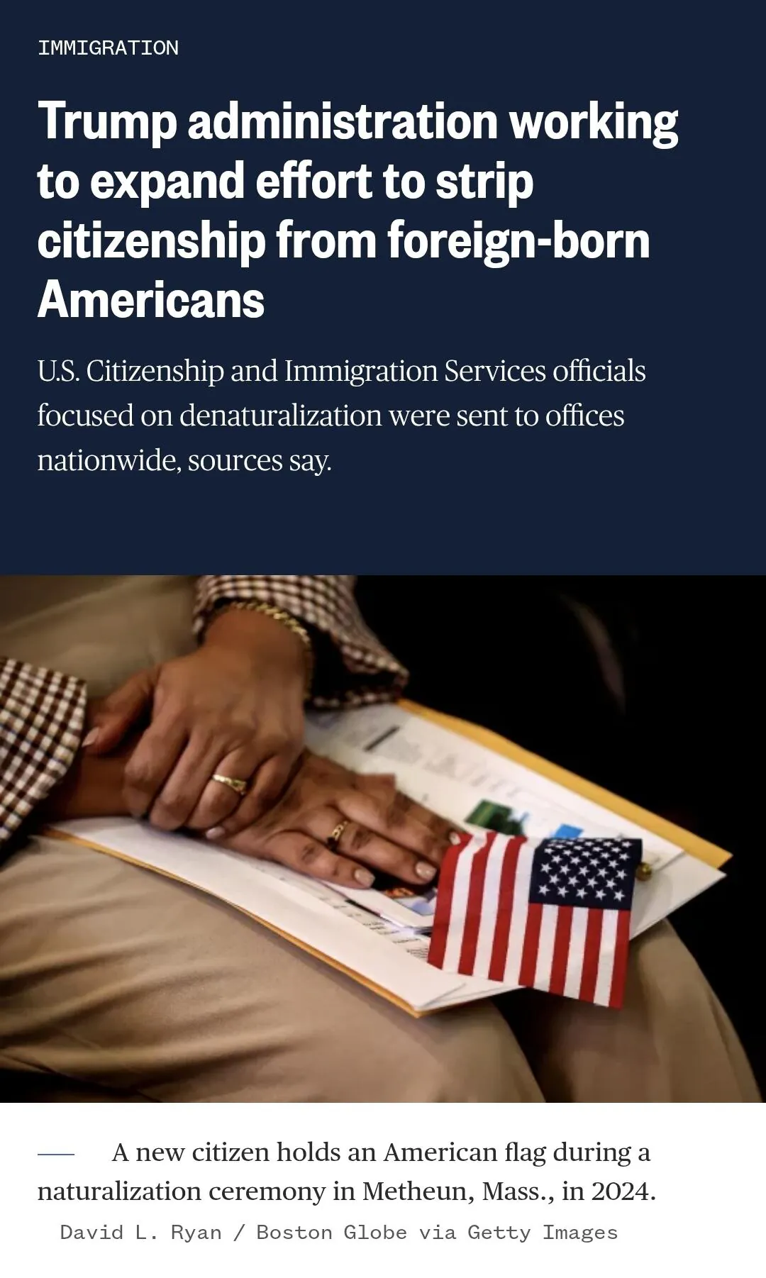 트럼프 '외국태생 미국인 시민권 박탈'.