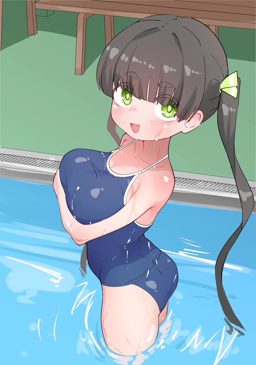 후방) 빵빵한 스쿨미즈 낙서