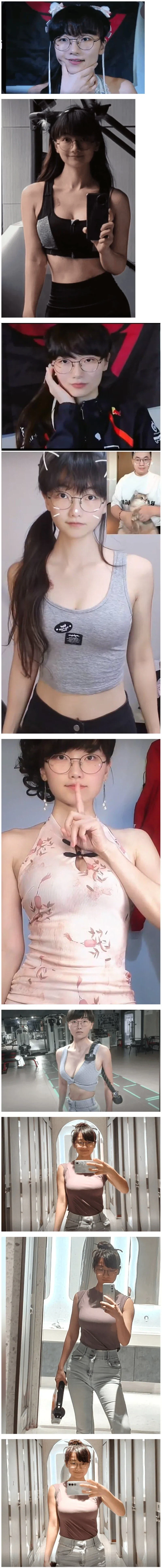 유명인 닮은 중국 여 인플루언서 일상