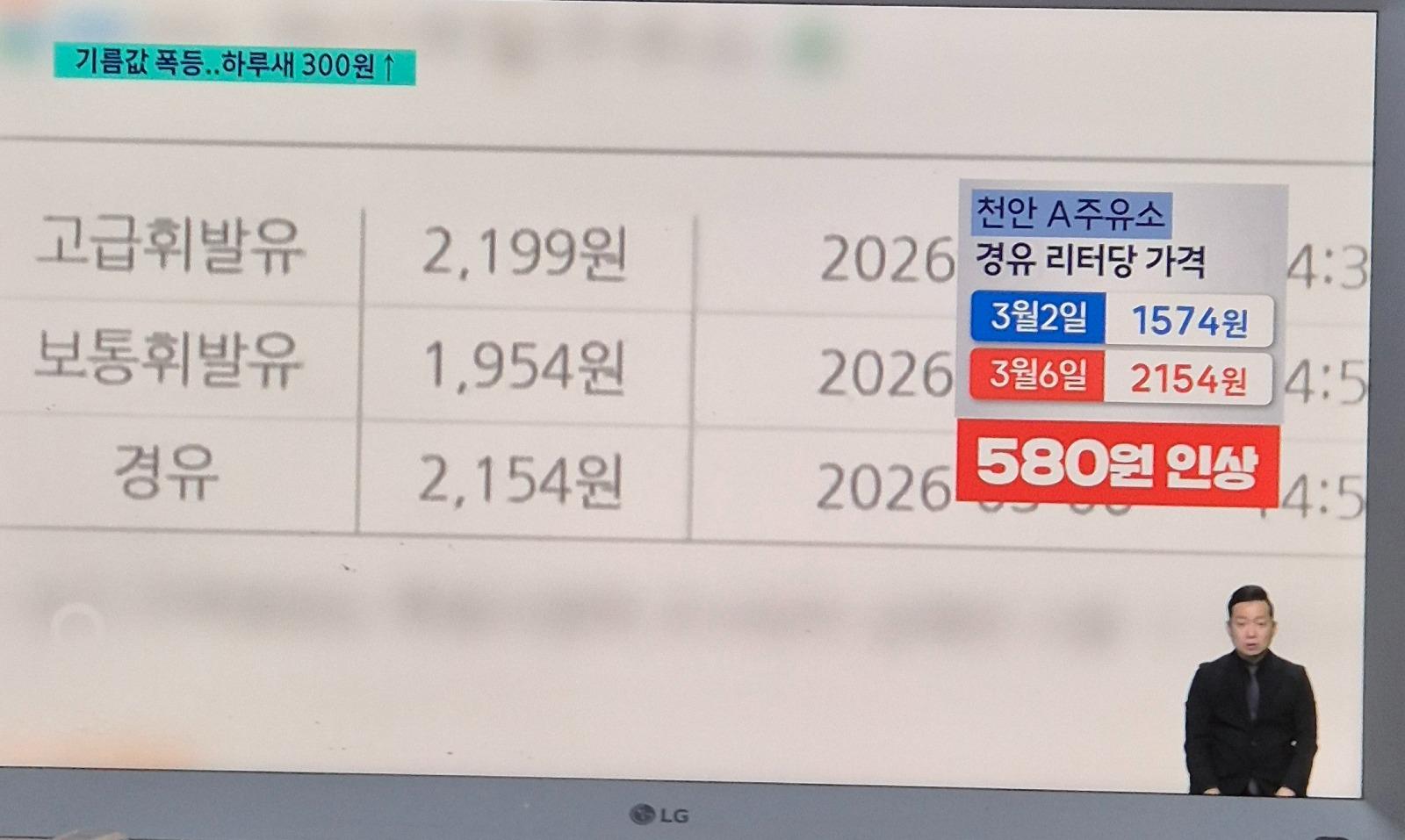 정부는 정유사 박살내야 합니다. 철저하게 조사