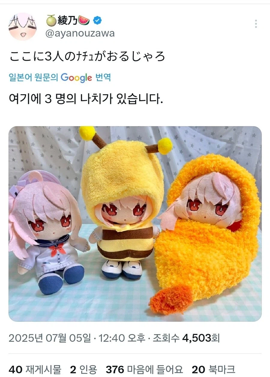 블루아카) 나츠 번역 대참사