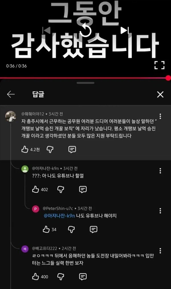 ?? : 충주맨 그거 날먹개꿀보직 아님?