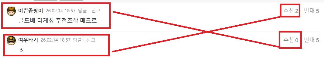 나는 너 추천 해줬는데 넌 쌩 까냐?