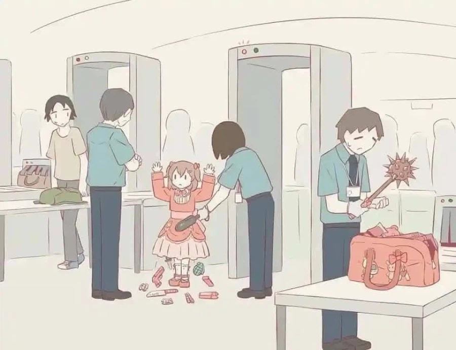 경찰에게 체포당한 마법소녀 만화.jpg