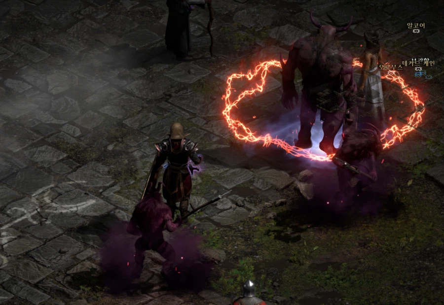 [디아2] 악마술사 테이밍 겁나 웃기네...