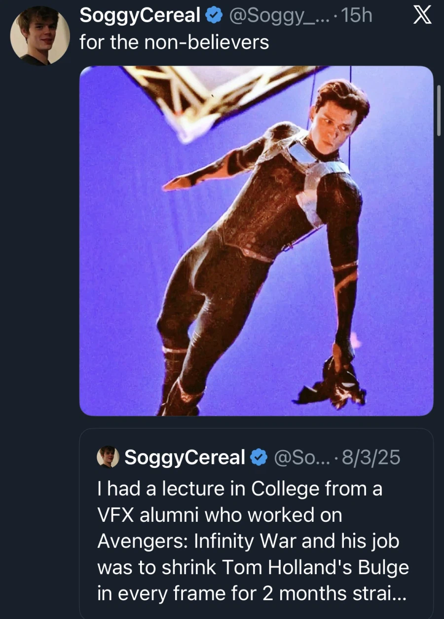 톰 홀랜드 출연 장면을 프레임 단위로 두 달간 수정한 이유