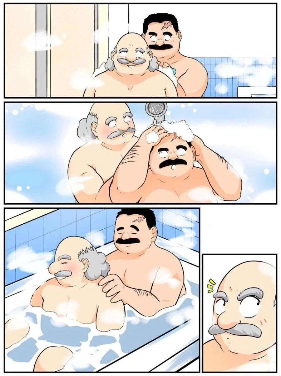 평범하게 같이 목욕할뿐인 장면