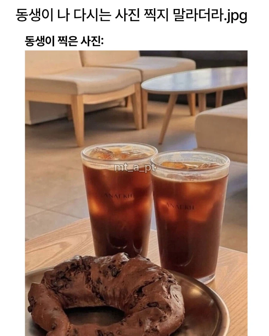 동생이 나 다시는 사진 찍지 말라더라.jpg