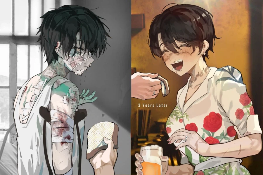 상처입은 아이를 주웠다manhaw