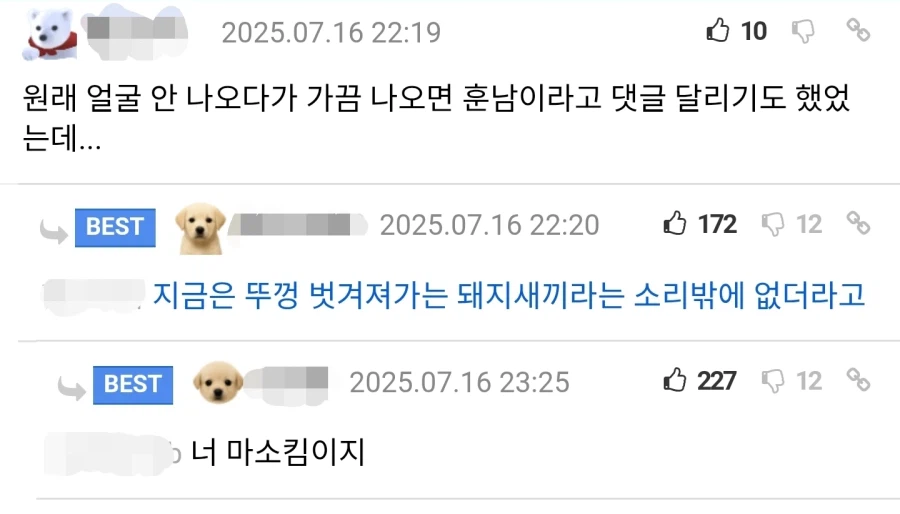 커뮤 댓글에 긁혀버린 BL 전문 개그유튜버_2.webp