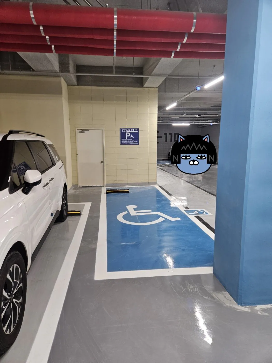 신축아파트 주차장 수준