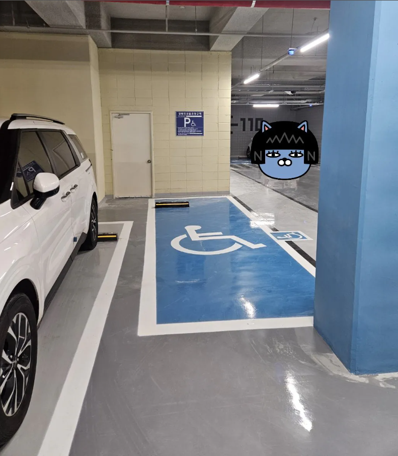 인천 신축아파트 주차장이라는데......