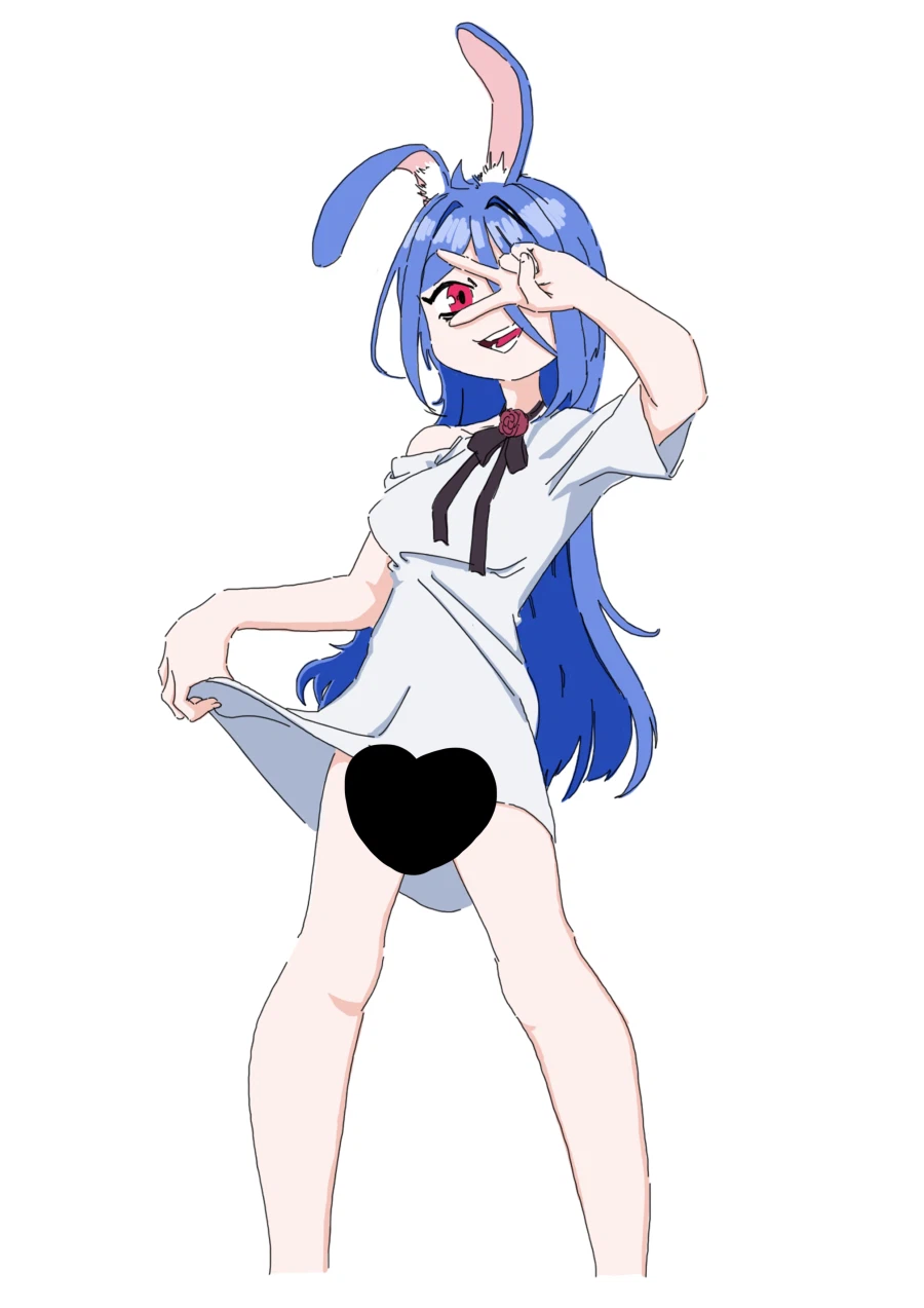 암컷 토끼 천수님 낙서