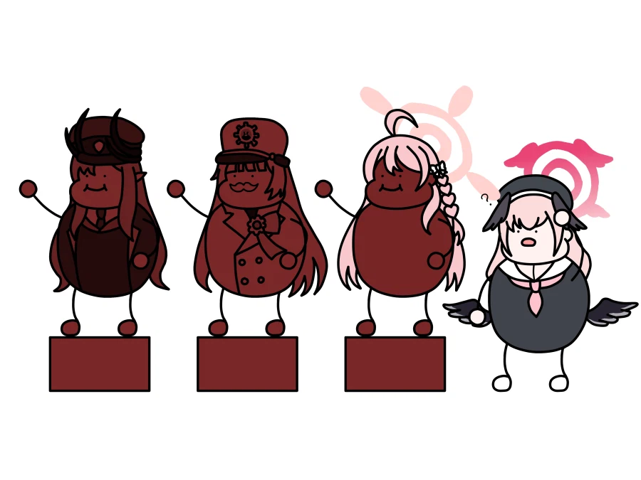 블루아카)초콜릿 동상