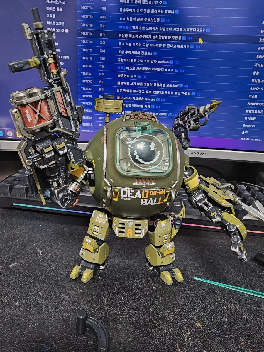 피규어)와이프가 이런걸 선물해줬는데 다시 도색해봤다_4.webp