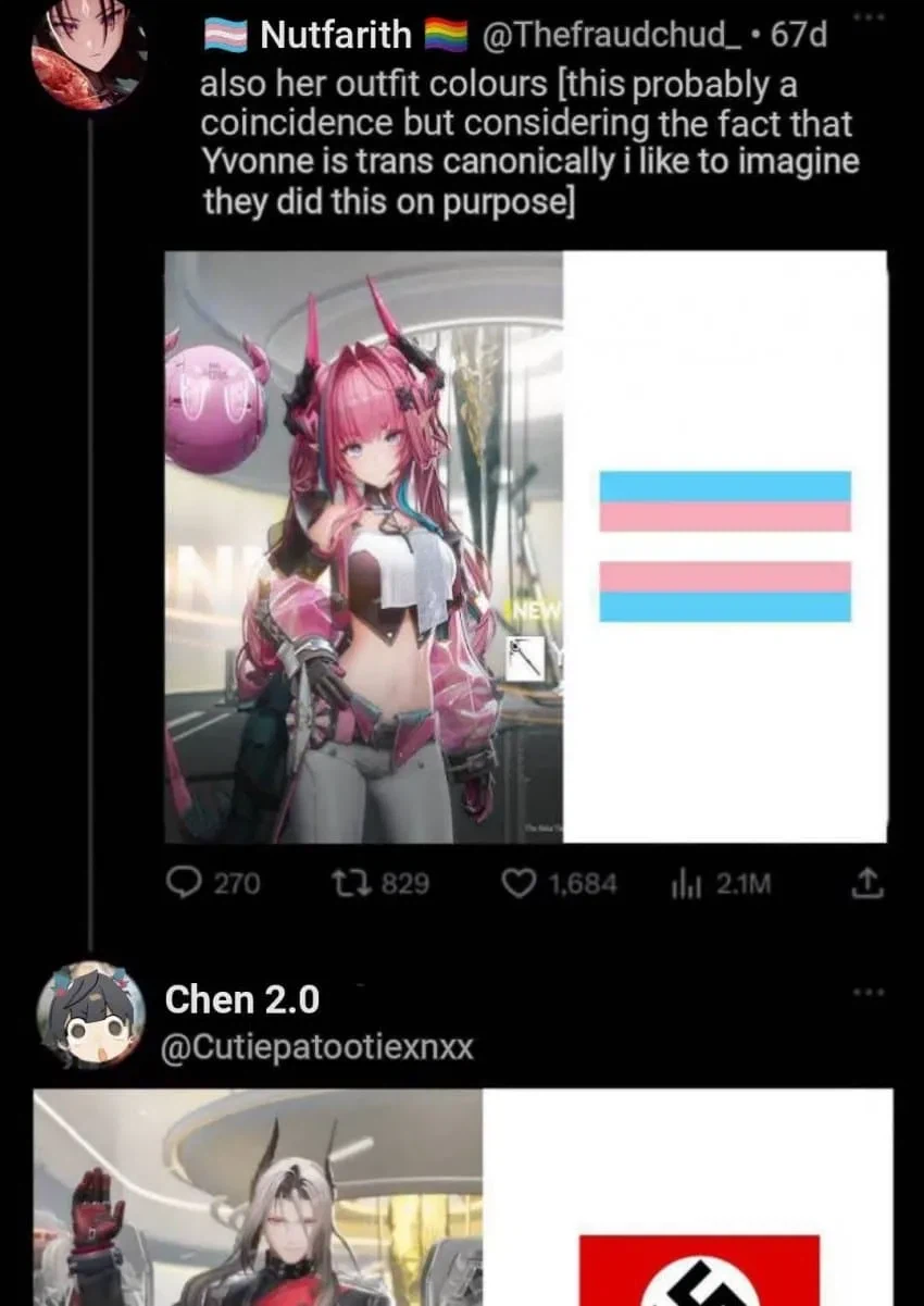 엔드필드) 이본의 색조합은 트젠의 상징이래!!!