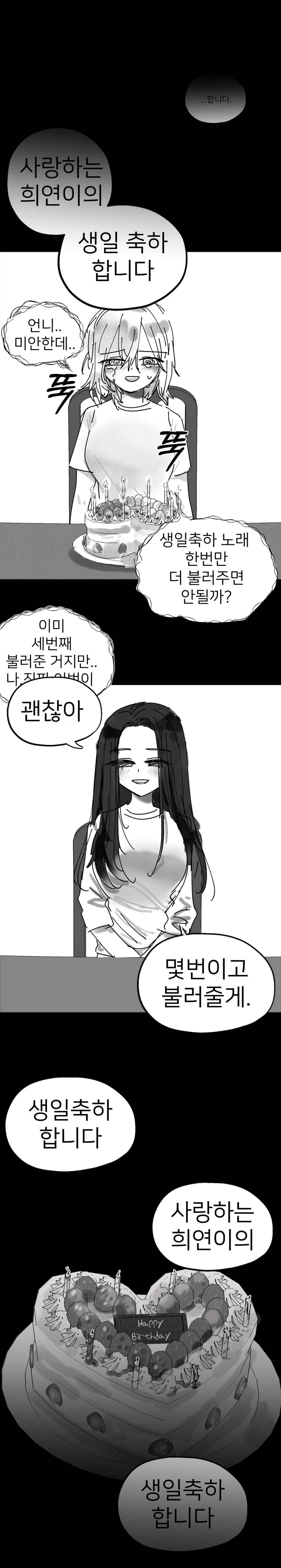 부모에게 버림받아 언니에게 사랑을 갈구하는 여동생 만화_33.webp