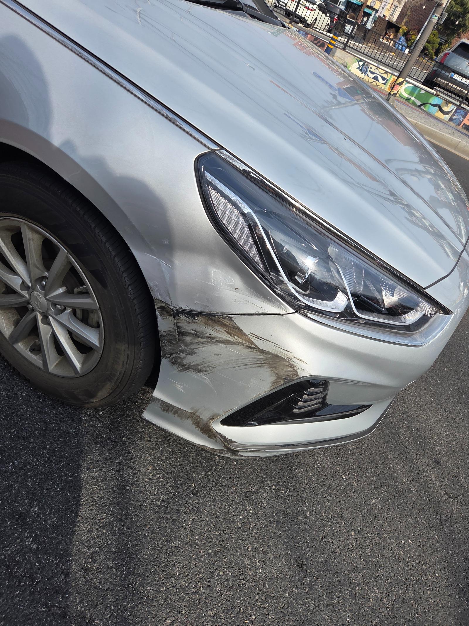 상대 차선변경 접촉사고.. 조언부탁드립니다..