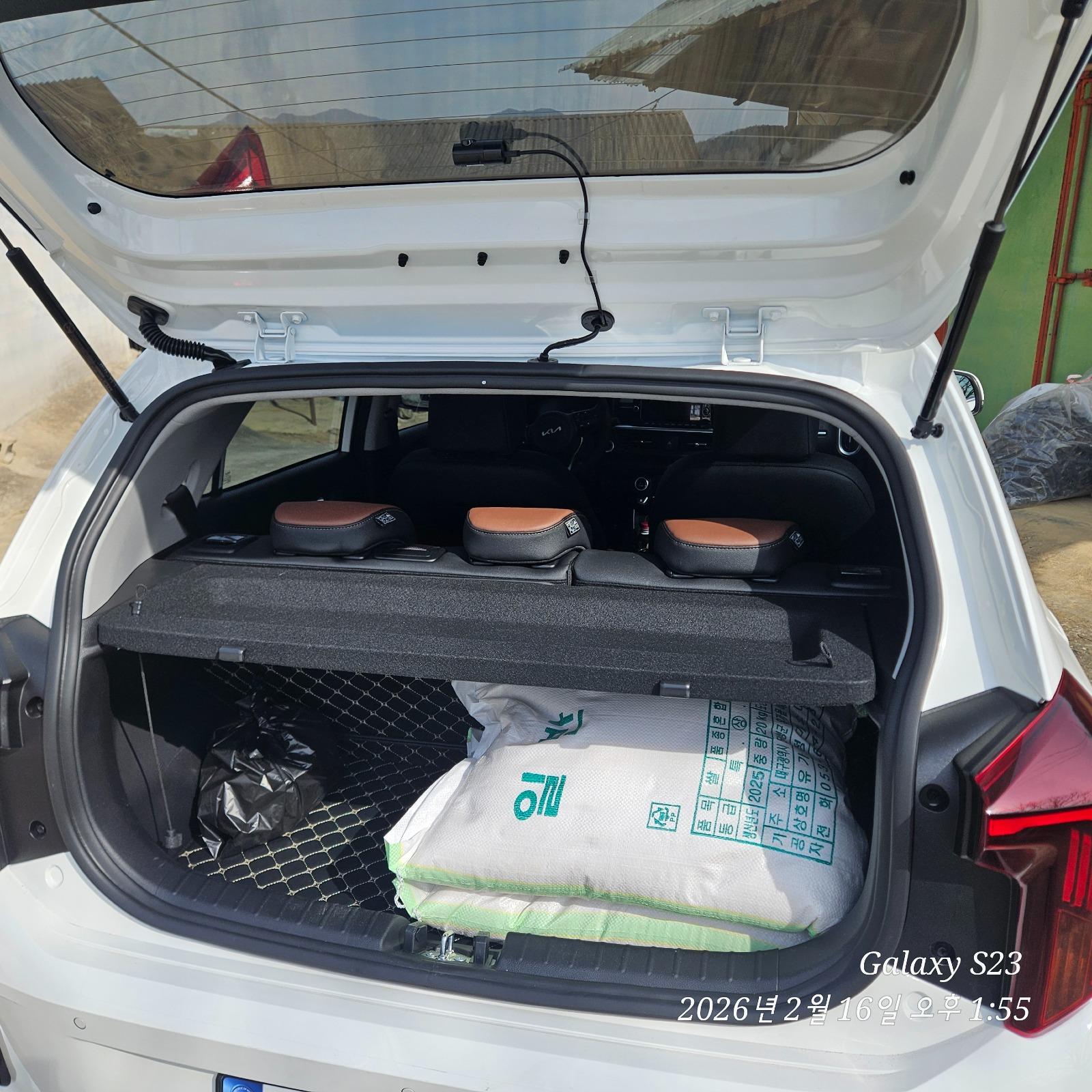 국도 달리니까 연비 20찍네요