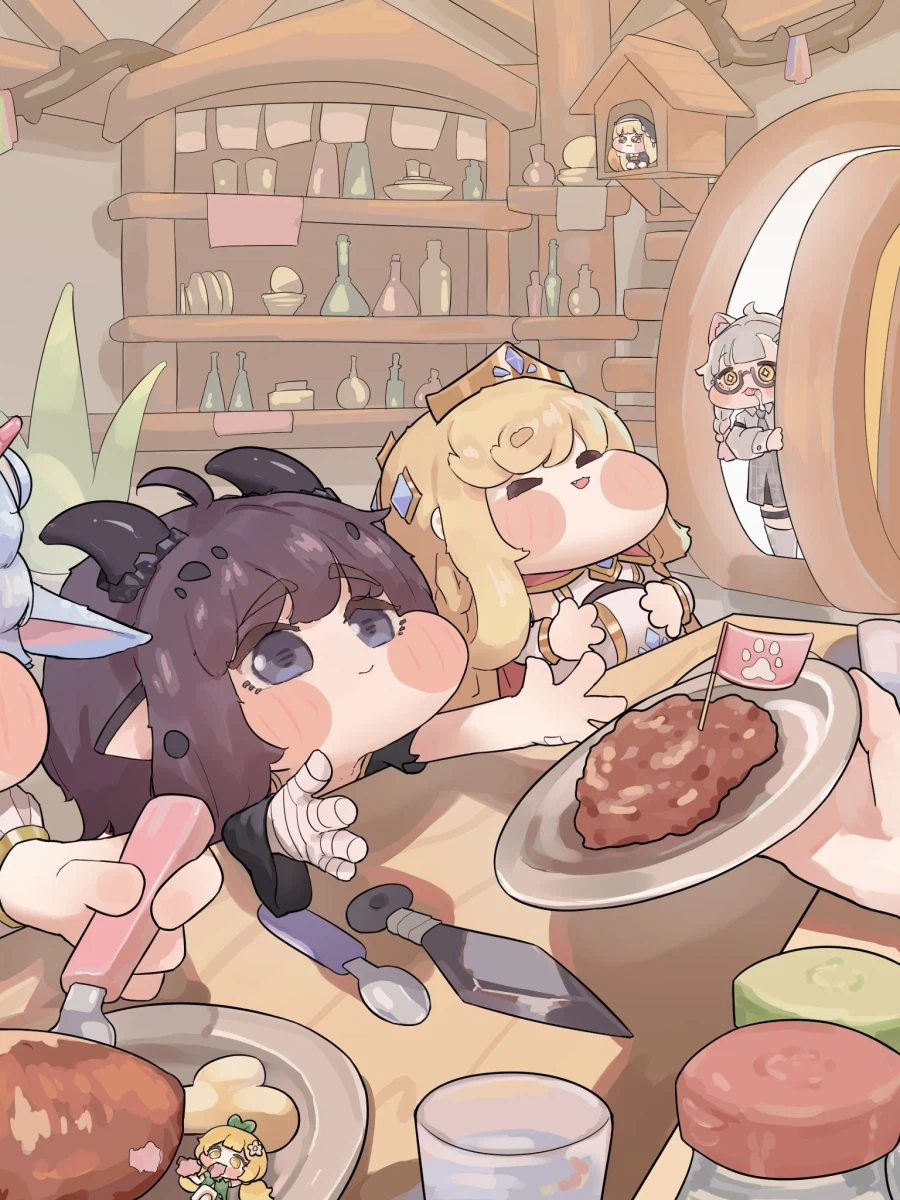 트릭컬)연회장의 교주와 사도들_1.webp