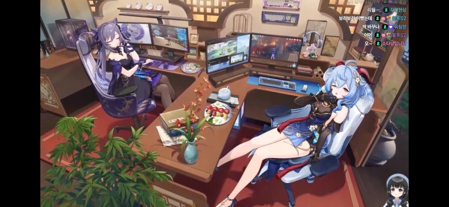 원신) 뭐야뭐야 PC라운지 리뉴얼도 해?