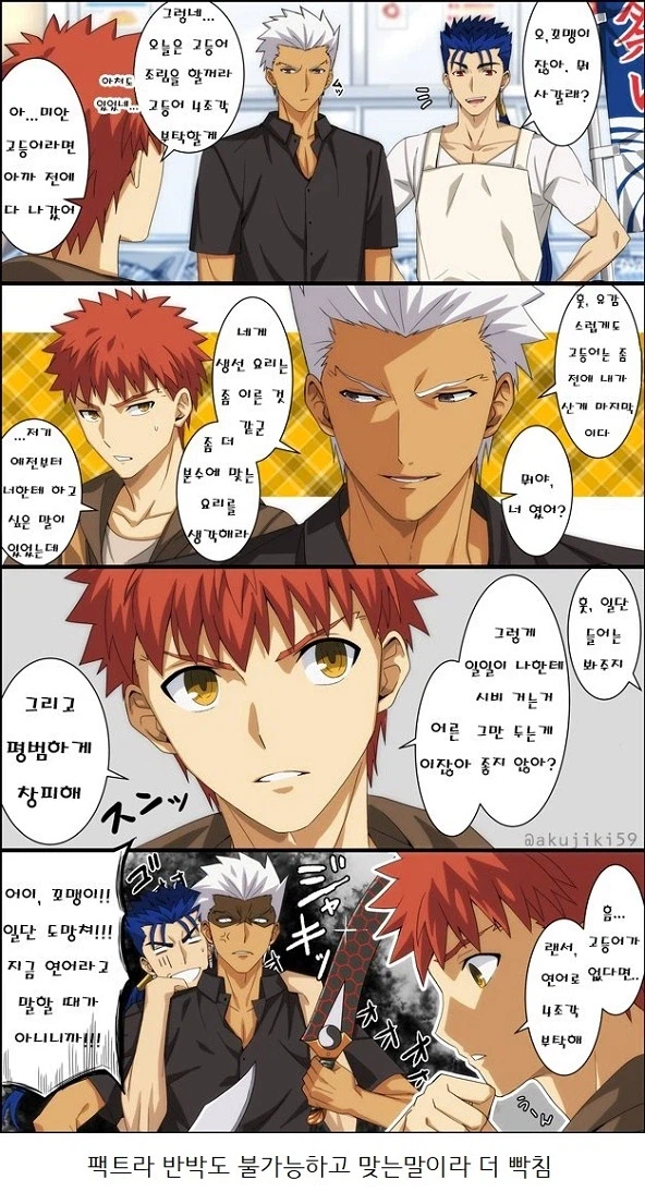 페이트)결국 아처를 이긴 거는 시로다