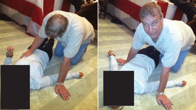 Disturbing new Epstein files appear to show Andrew on all fours over mystery woman | News UK | Metro News