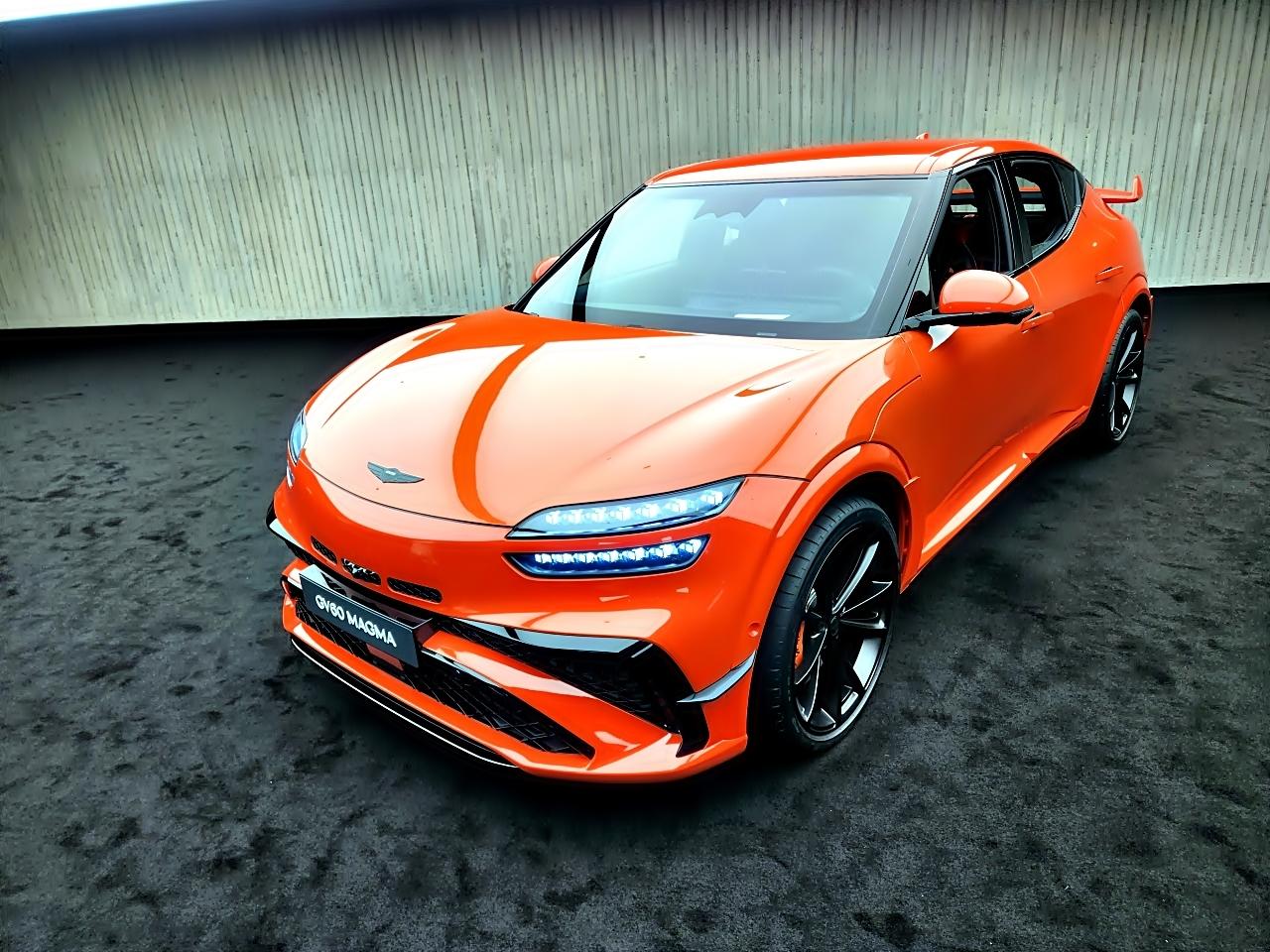 제가 찍은 gv60 마그마 실물입니다