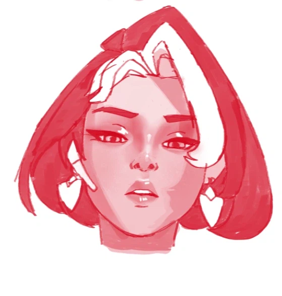 손풀기 연습 도미나 얼굴 모작