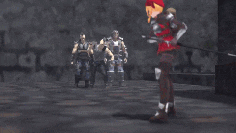 "어이, 거기 언니! 여길 지나가려면 통행세ㄹ…"