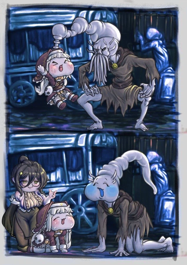 트릭컬,블러드본)브레인서커와 마주친 스피끼.jpg