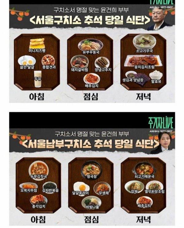 설날 구치소 특식 근황.