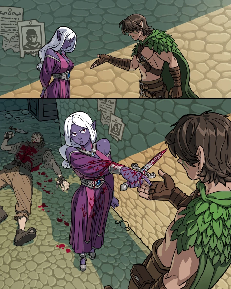 혼돈 선 드로우 여자친구.