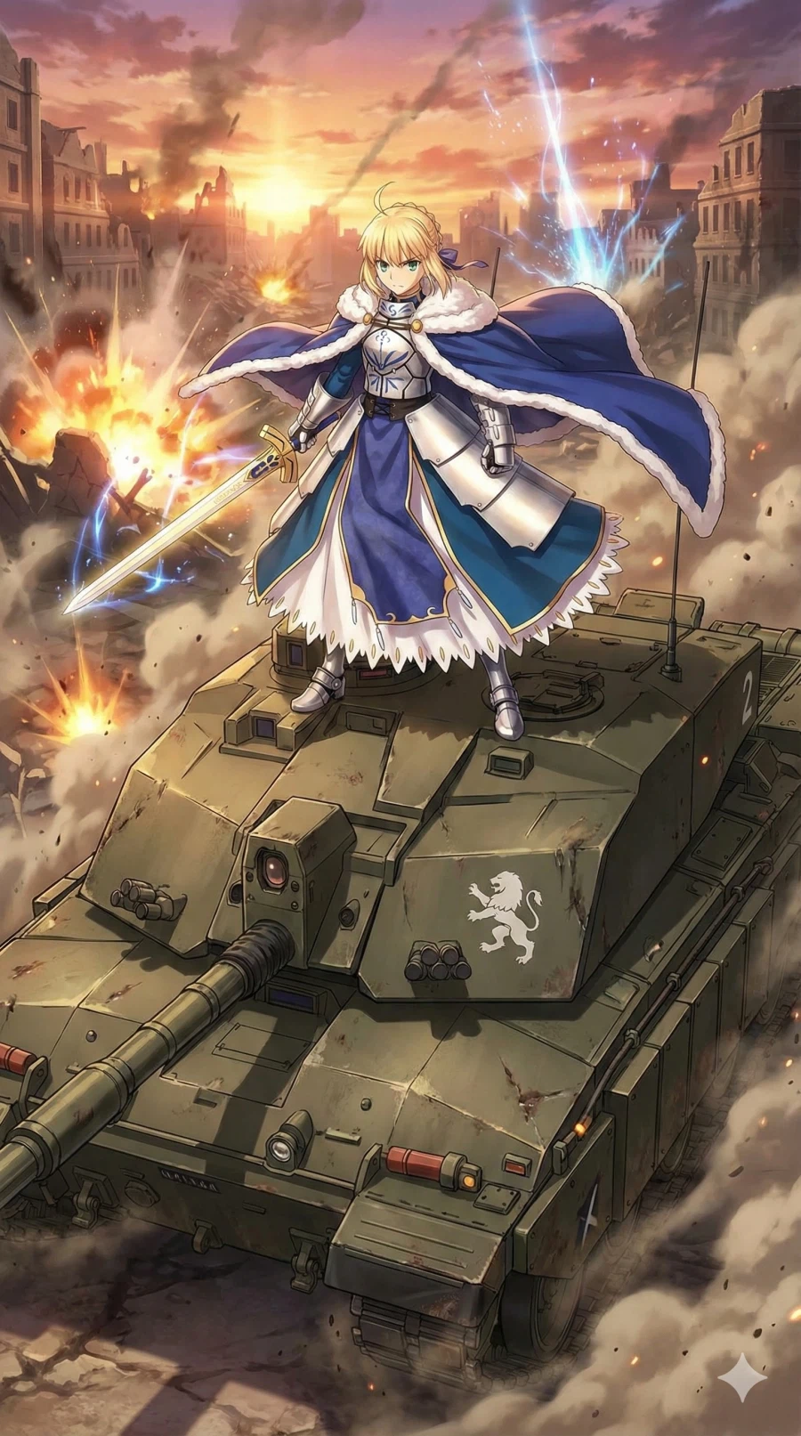 페이트)예전에 봤던 팬픽에서 세이버가 고전 및 우수한 이유