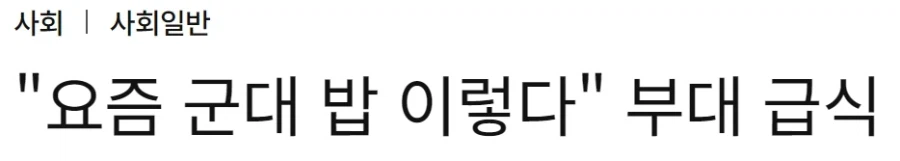 요즘 군대밥.. 구라일거야 보여주기일거얏!