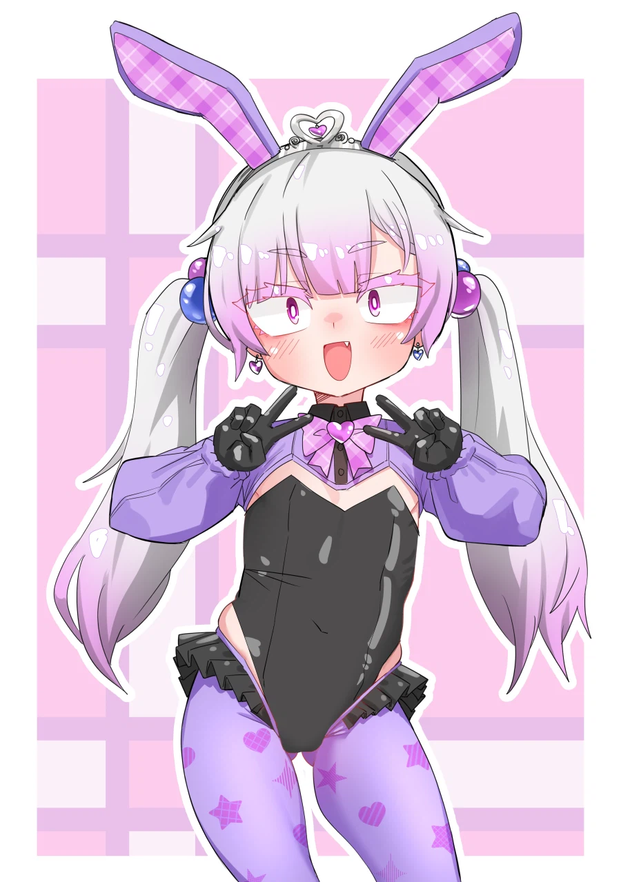 약후) 보라색 역역바니 낙서