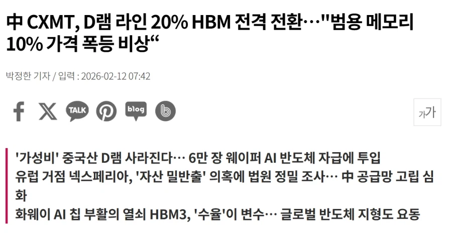 AI에 쏠린 틈에 소비자용 D램 시장을 파고들 것 같던 중국산 D램_1.webp